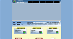 Desktop Screenshot of actionsvacances.com